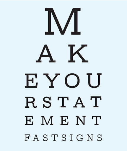 eye chart